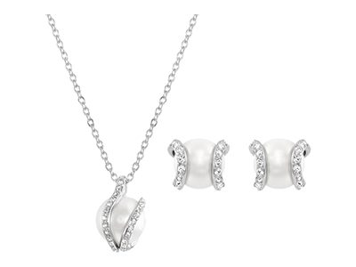 Комплект Nude. Swarovski - фото