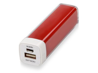 Портативное зарядное устройство «Ангра», 2200 mAh, красный - фото