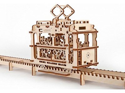3D-ПАЗЛ UGEARS «Трамвай» - фото