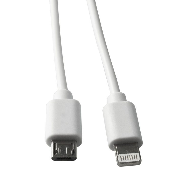 Кабель 2-в-1: micro USB & iPhone5/6 - фото