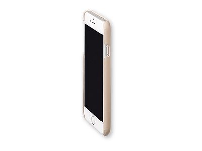 Чехол жесткий классический, совместимый с iPhone 6, бежевый - фото