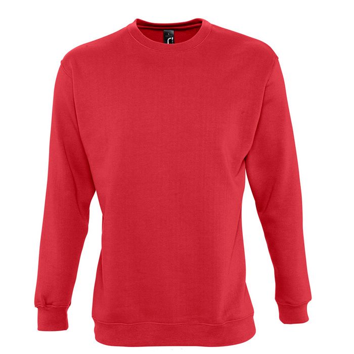Толстовка «New Supreme», красный_L, 50% хлопок, 50% полиэстер, 280м/г2 - фото