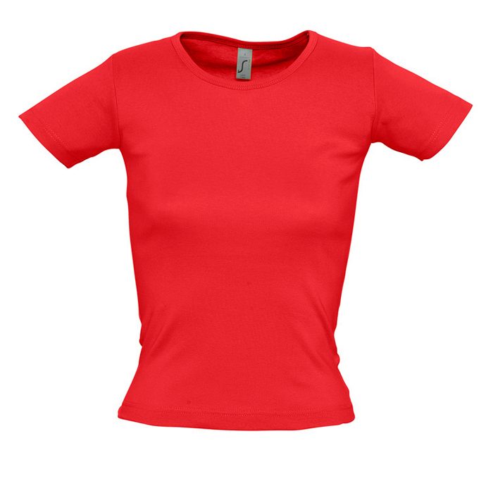 Футболка «Lady O», красная_2XL, 100% х/б, 220 г/м2 - фото