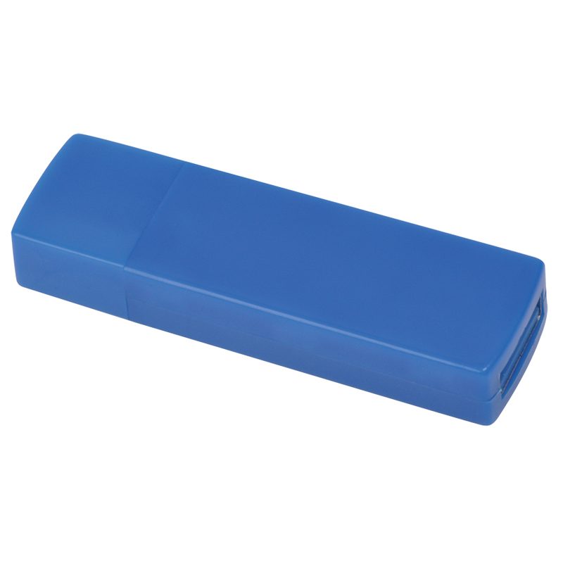 USB flash-карта «Twist» (8Гб),синяя, 6х1,7х1см,пластик - фото