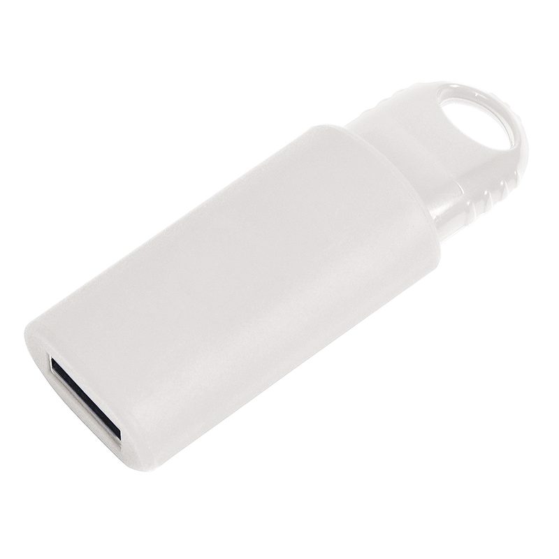 USB flash-карта «Fix» (8Гб),белая, 5,8х2,1х1см,пластик - фото