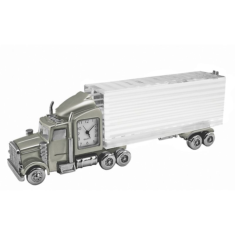 Часы «Truck»; 14,8х3,5х5,2 см; металл, стекло; лазерная гравировка - фото