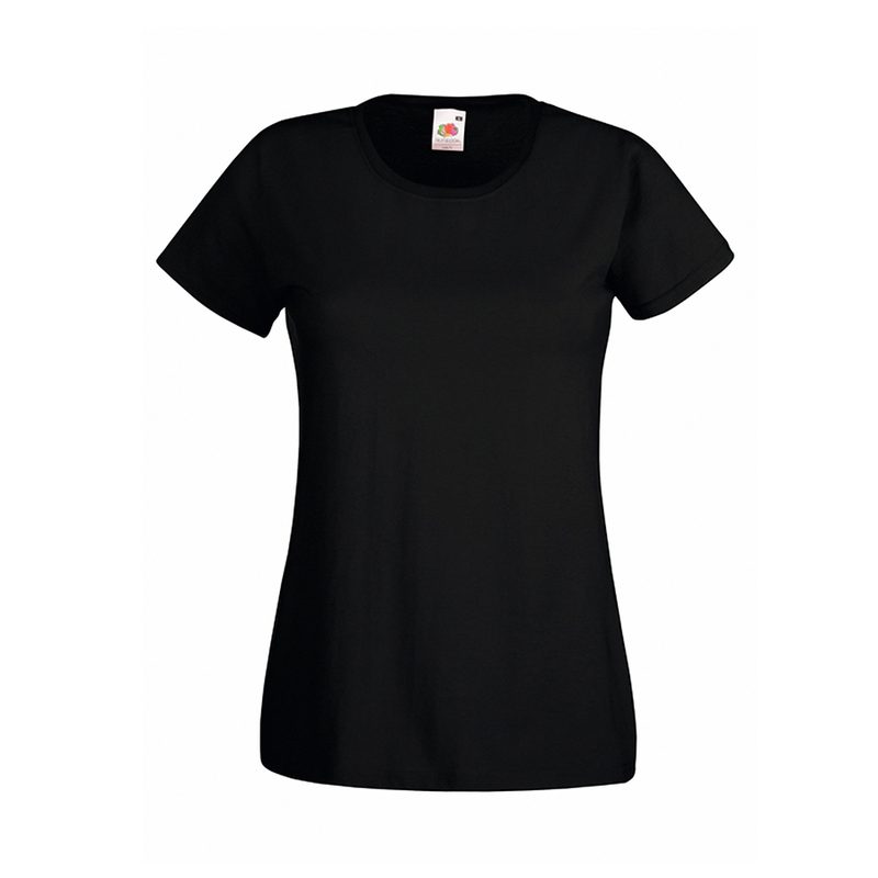 Футболка «Lady-Fit Valueweight T», черный_XL, 100% х/б, 165 г/м2 - фото