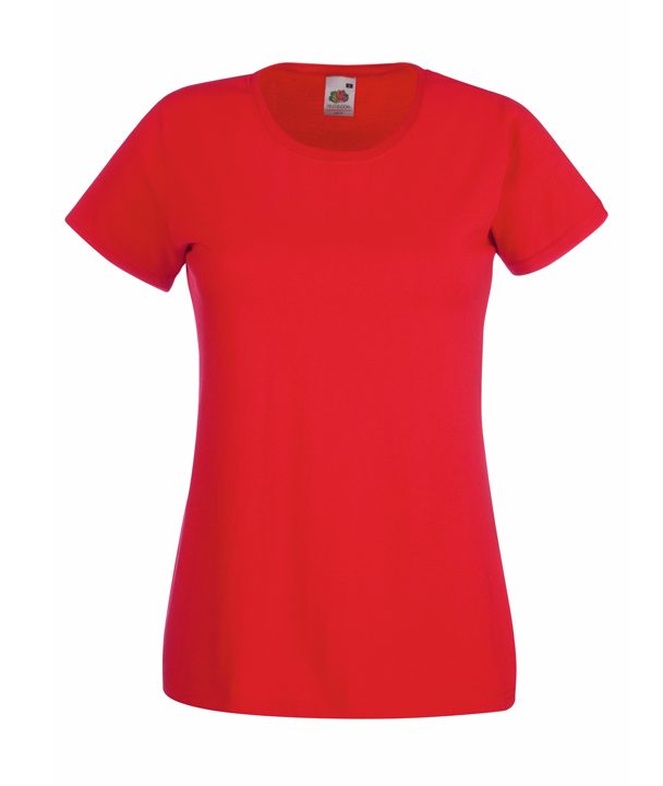 Футболка «Lady-Fit Valueweight T», красный_S, 100% х/б, 165 г/м2 - фото