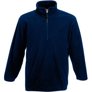 Толстовка «Half Zip Fleece», глубокий темно-синий_L, 100% п/э, 250 г/м2 - фото