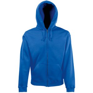 Толстовка «Zip Through Hooded Sweat», ярко-синий_S, 70% х/б, 30% п/э, 280 г/м2 - фото