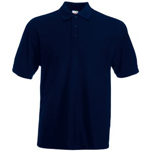 Поло «65/35 Polo», глубокий темно-синий_S, 65% п/э, 35% х/б, 180 г/м2 - фото