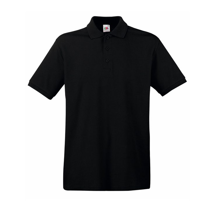 Поло «Premium Polo», черный_L, 100% х/б, 180 г/м2 - фото