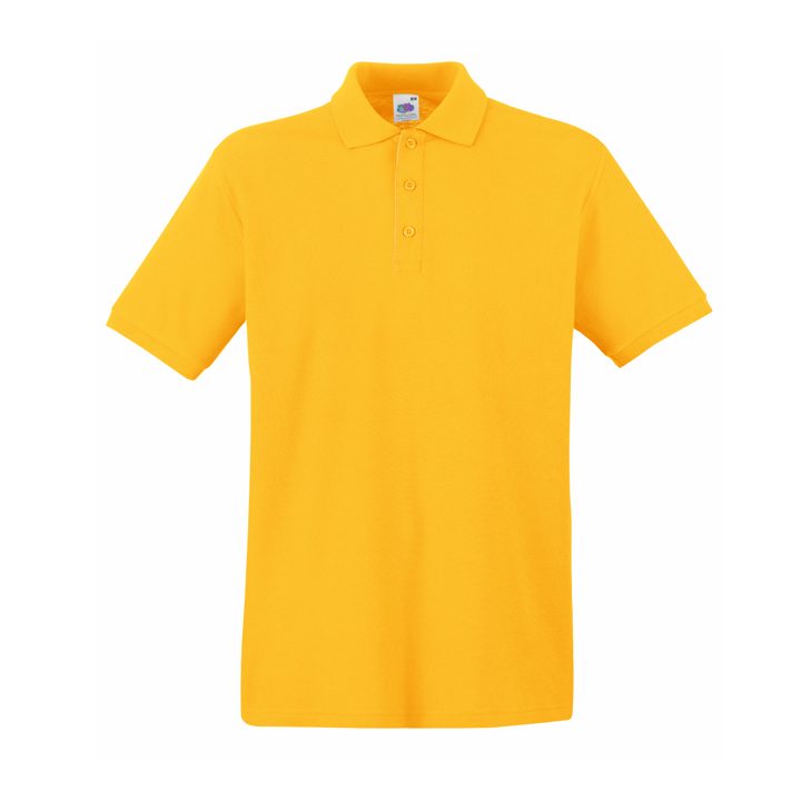 Поло «Premium Polo», солнечно-желтый_2XL, 100% х/б, 180 г/м2 - фото
