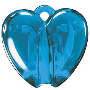HEART CLACK, держатель для ручки, прозрачный голубой, пластик - фото
