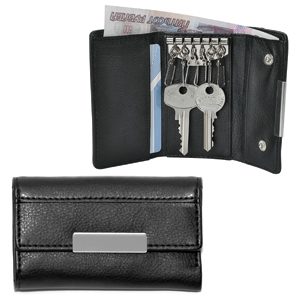Футляр для ключей «Лидер»; 10,5х6,2х2,3 см; искусственная кожа - фото