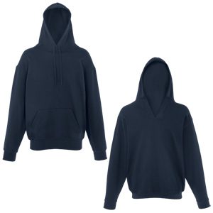 Толстовка Unique Hoodie, глубокий темно-синий_L, 80% хлопок, 20% полиэстер, 280 г/м2 - фото