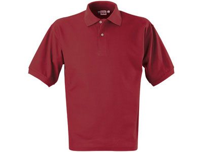 Рубашка поло «Boston» мужская, бургунди ( 3XL ) - фото