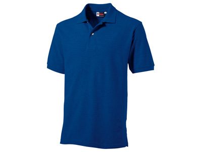 Рубашка поло «Boston» мужская, классический синий ( 3XL ) - фото