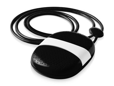 Колонка «Amulet» с функцией Bluetooth®, черный/белый - фото