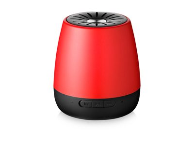 Колонка «Padme» Bluetooth®, красный/черный - фото