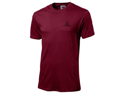 Футболка «Super club» мужская, бургунди ( 3XL ) - фото