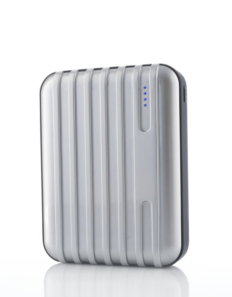 Универсальный внешний аккумулятор Frequent Flyer PowerBank 8800 mAh, серебристый - фото
