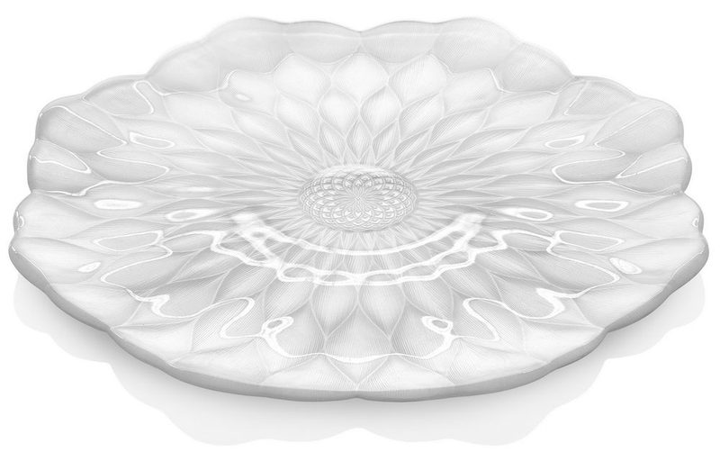 Блюдо White Lotus, жемчужное - фото