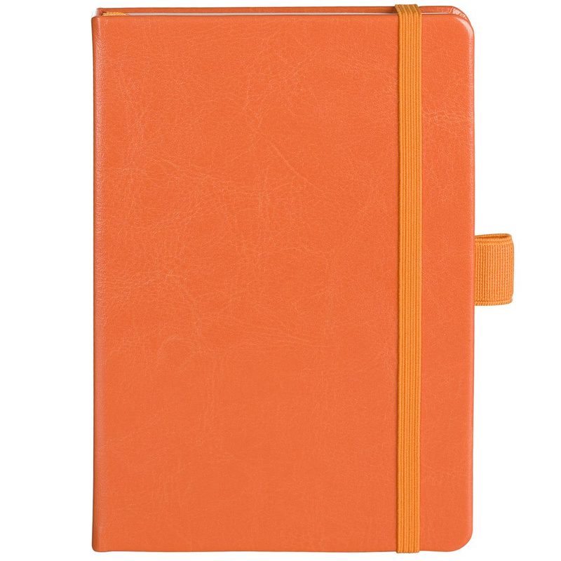 Записная книжка Freenote, в линейку, оранжевая - фото