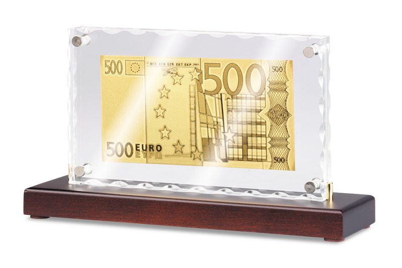 Стела «Банкнота 500 Euro» - фото