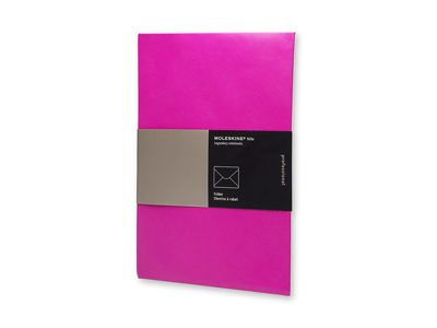 Папка-конверт Moleskine Folio, A4, темно-розовый - фото