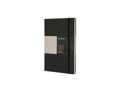 Записная книжка Moleskine Folio (в клетку), A4, черный - фото