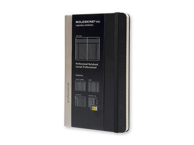 Записная книжка Moleskine Professional, Large (13х21см), черный - фото