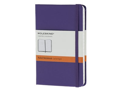 Записная книжка Moleskine Classic (в линейку), Pocket (9х14 см), фиолетовый - фото