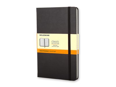 Записная книжка Moleskine Classic (в линейку), Pocket (9х14 см), черный - фото