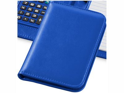 Блокнот А6 «Smarti» с калькулятором, ярко-синий - фото