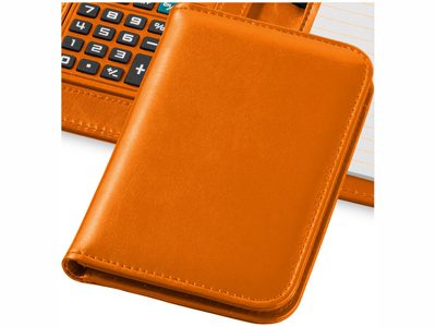 Блокнот А6 «Smarti» с калькулятором, оранжевый - фото