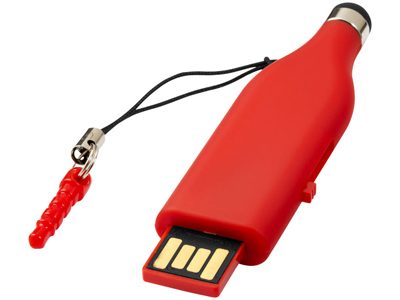 Флешка-стилус USB 2.0 на 2 Gb, красный ( 2Gb ) - фото