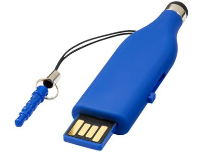 Флешка-стилус USB 2.0 на 2 Гб, синий ( 2Gb ) - фото