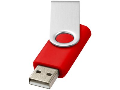 Флеш-карта «Rotate» USB 2.0 на 2 Гб, ярко-красный ( 2Gb ) - фото