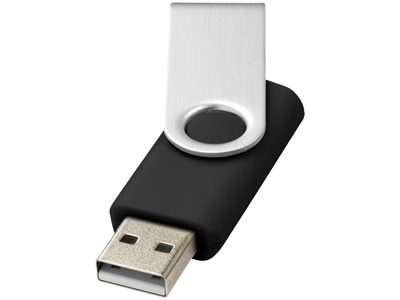 Флеш-карта «Rotate» USB 2.0 на 2 Гб, черный ( 2Gb ) - фото