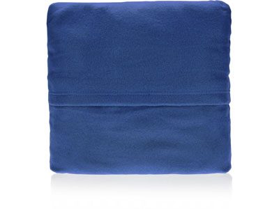 Плед с рукавами, складывающийся в подушку - фото
