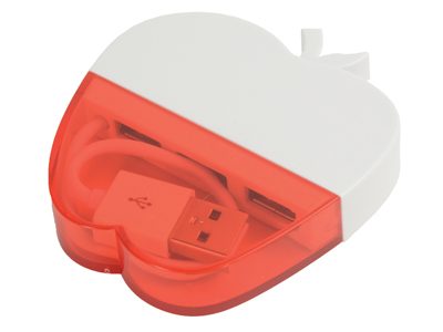 USB Hub на 3 порта «Красное яблоко» - фото