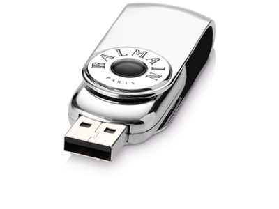 Флеш-карта «Deauville» USB 2.0 на 4 GB от Balmain в подарочной коробке ( 4Gb ) - фото