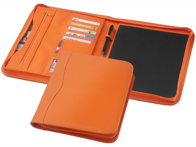 Папка Ebony A4 на молнии - фото