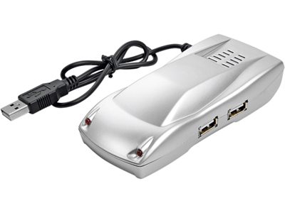 USB Hub на 4 порта в виде автомобиля - фото