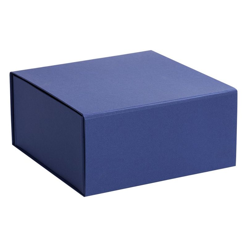 Коробка Shine раскладная на магнитах, синяя - фото