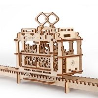 3D-пазл из дерева «Трамвай с рельсами» - фото