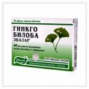 Гинкго Билоба таб 40 х 0,2 г( для улучшения мозг. кровообращения) (Эвалар) - фото