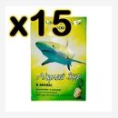 Бокс 15 шт.Маска Акулий жир и ананас эластин - коллагеновая 10 мл (биопиллинг и питание) (Твинс Тэк) - фото