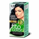 Стойкая крем-краска для волос Fitocolor 115 мл, тон 1.0 черный (ФИТОкосметик) - фото